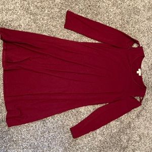 Maroon dress